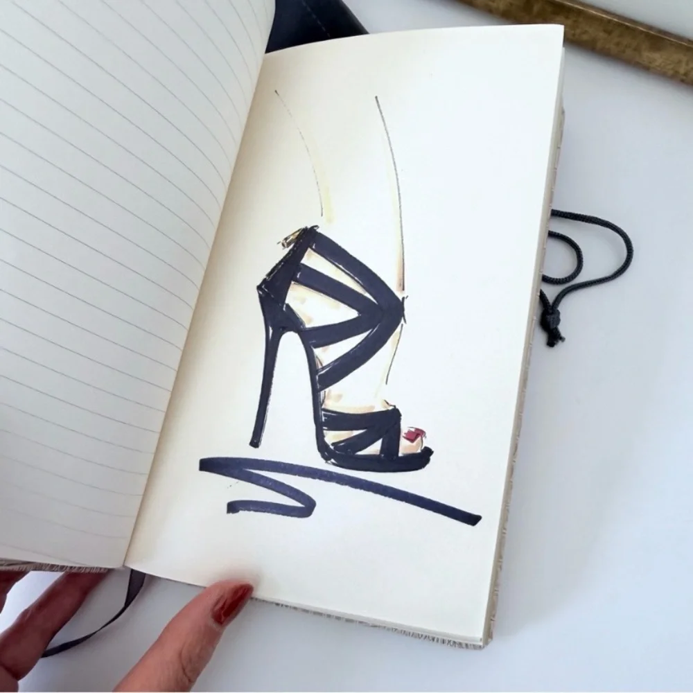 Jimmy Choo Faux Croc-Embossed Leather Notebook GWP
